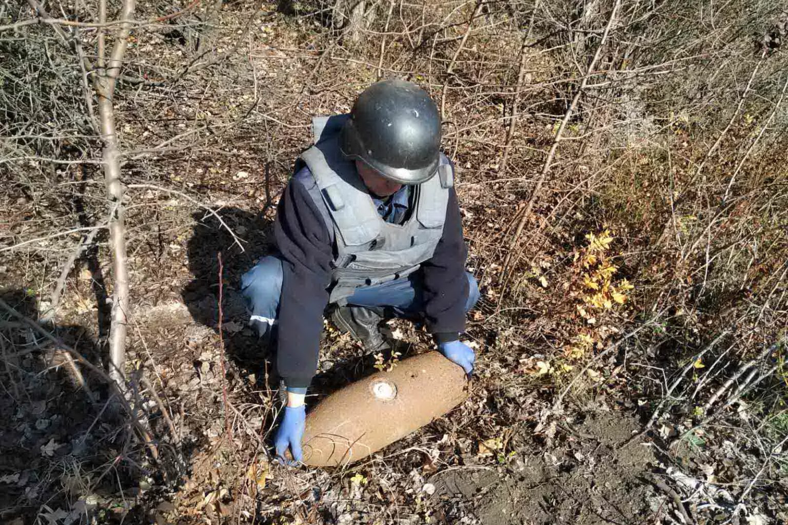 Спасатели обезвредили 50-килограммовый фугас