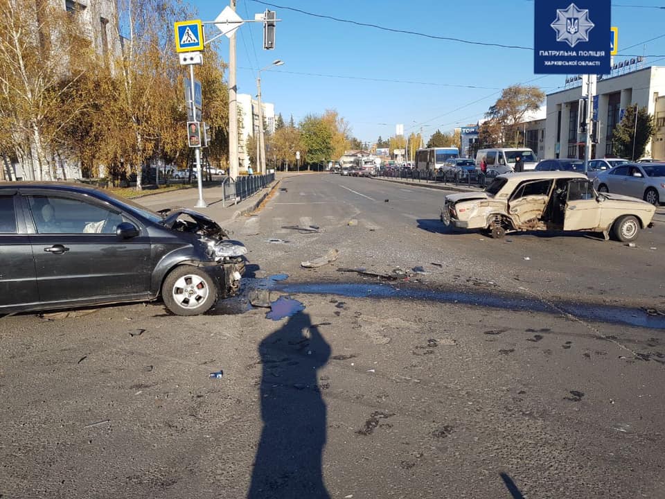 На Большой Панасовской в ДТП пострадали люди (фото)