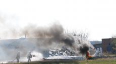 Подразделения ГСЧС проводили учения по тушению Boeing 737 (фото, видео)