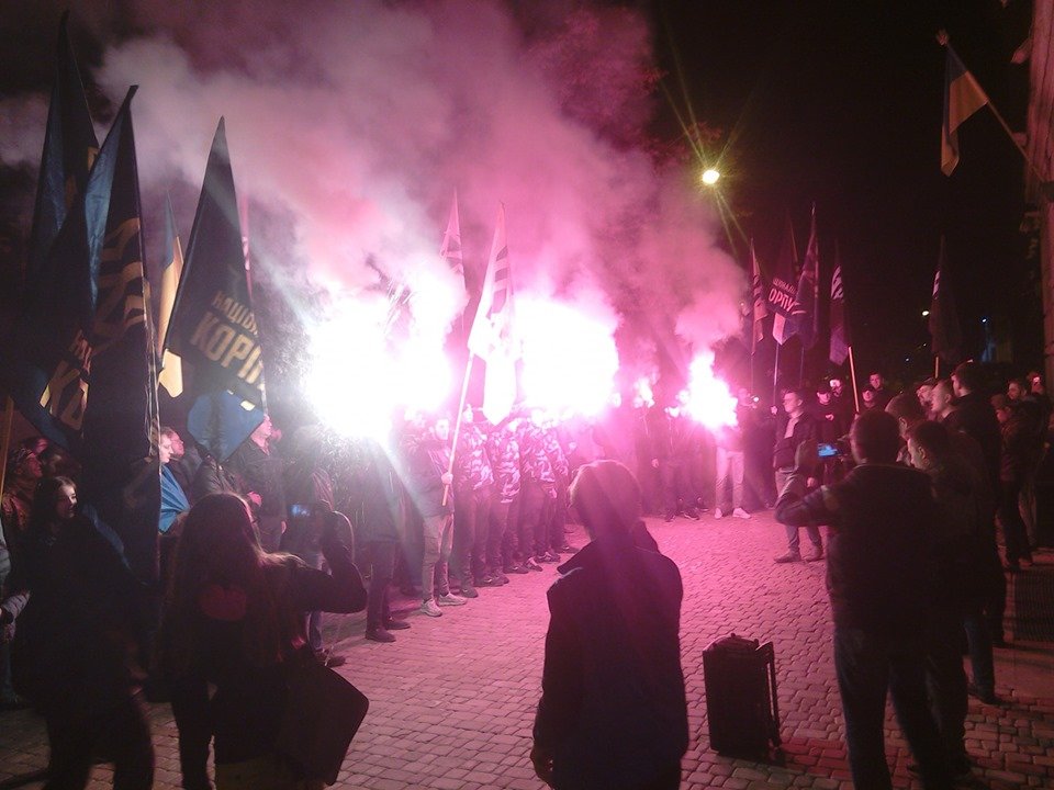 В Харькове протестовали против «формулы Штайнмайера»