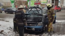Спасатели потушили горящий автомобиль (фото)