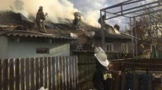Утечка газа привела к пожару в одном из харьковских домов (фото)