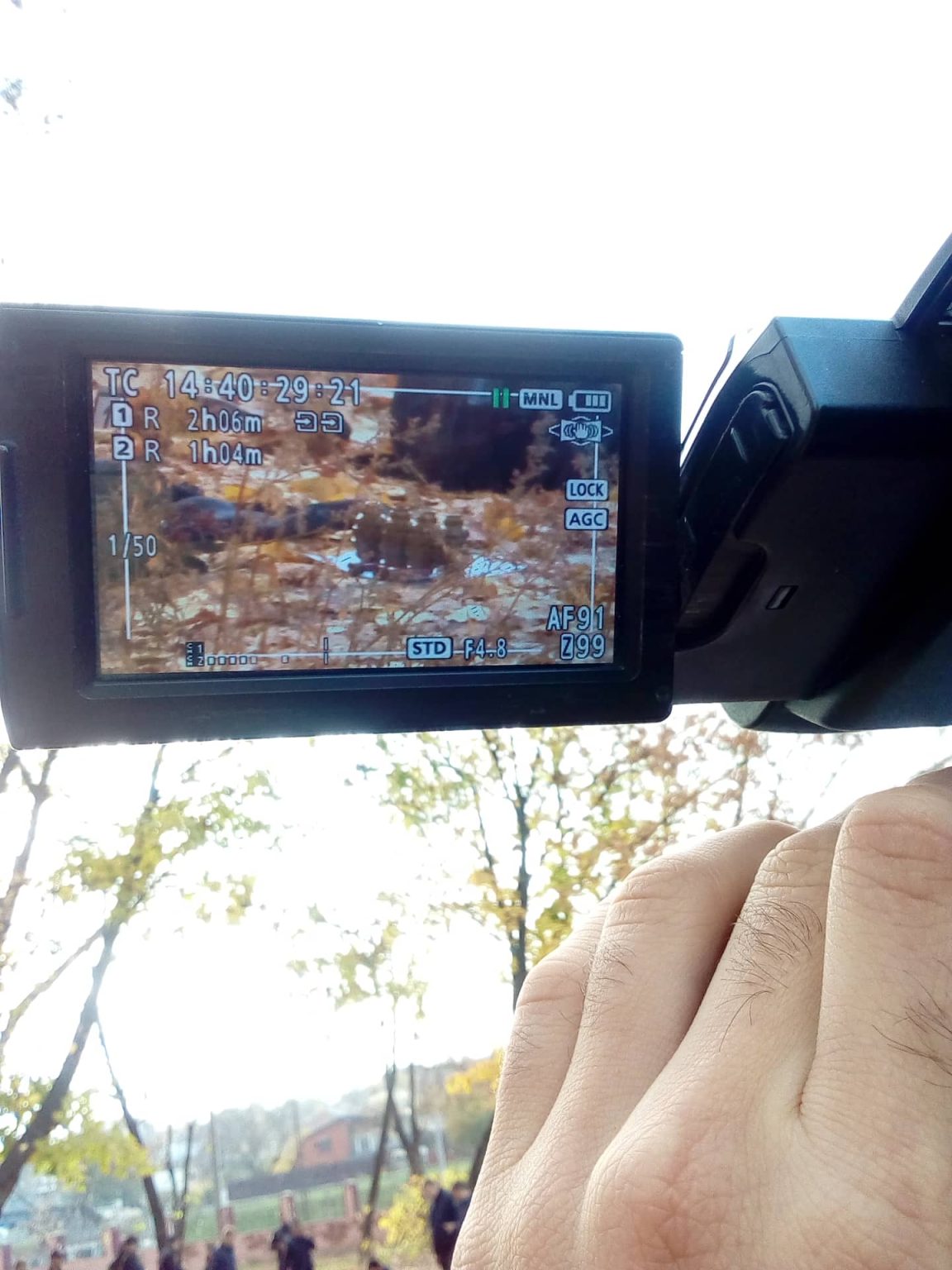 Мужчина подорвался на гранате в парке “Усовский сквер” возле ЮЖД (видео)