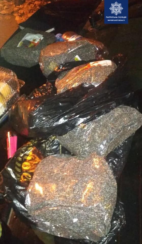 Патрульные нашли в рюкзаке молодого парня 3 кг макового семени (фото)
