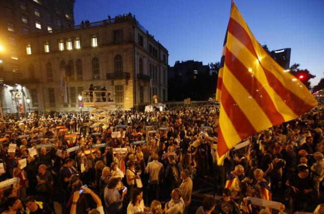 В Каталонии продолжаются массовые протесты против испанских властей