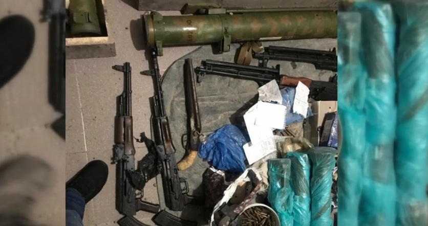 У будинку кілера з Клочківської знайшли арсенал зброї (відео)