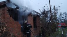 Спасатели погасили пожар в частном доме (фото)
