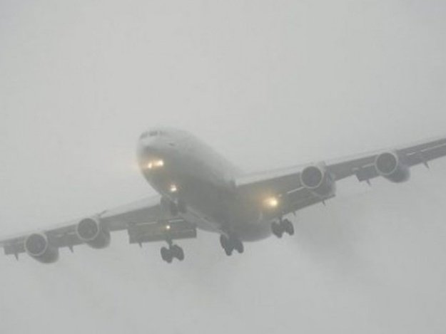 Из-за сильного тумана в Харькове не могут приземлится самолеты