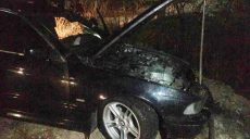 На Харьковщине сгорел BMW (фото)