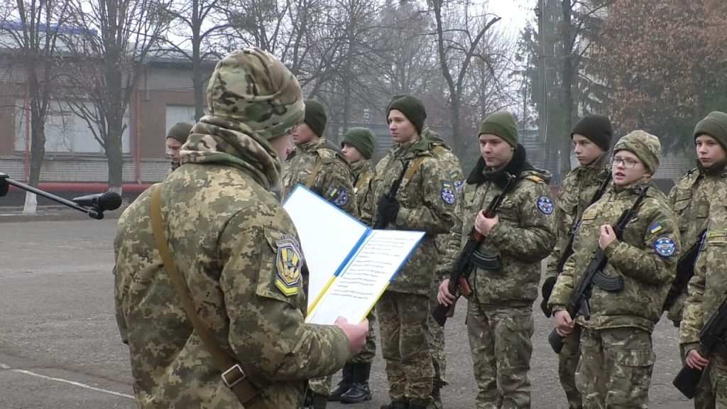 Юні бійці «Повітряного військового патруля» прийняли військові зобов’язання (відео)