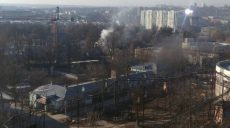 В районе Харьковского зоопарка произошел пожар