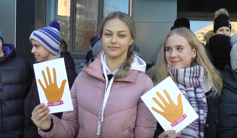 У Харкові провели флешмоб «Розірви коло насилля»  (відео)
