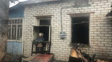В Харькове после пожара в доме обнаружено тело пожилой женщины (фото)