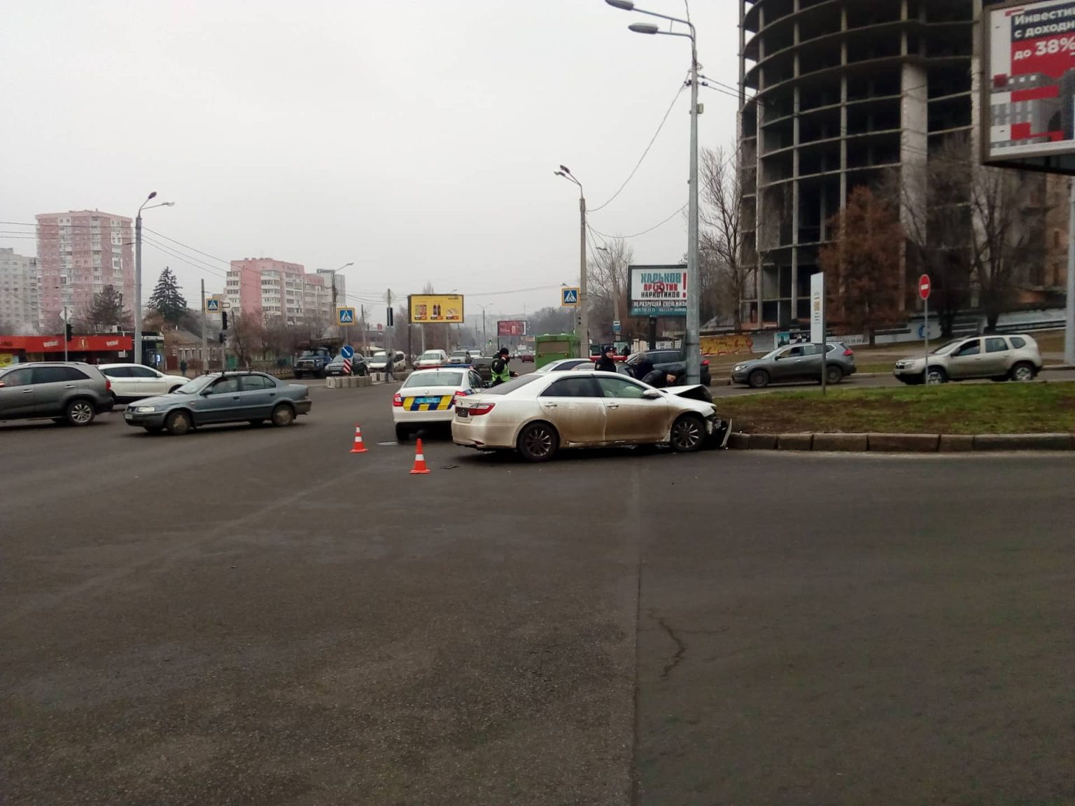 На Клочковской произошло ДТП (фоторепортаж)