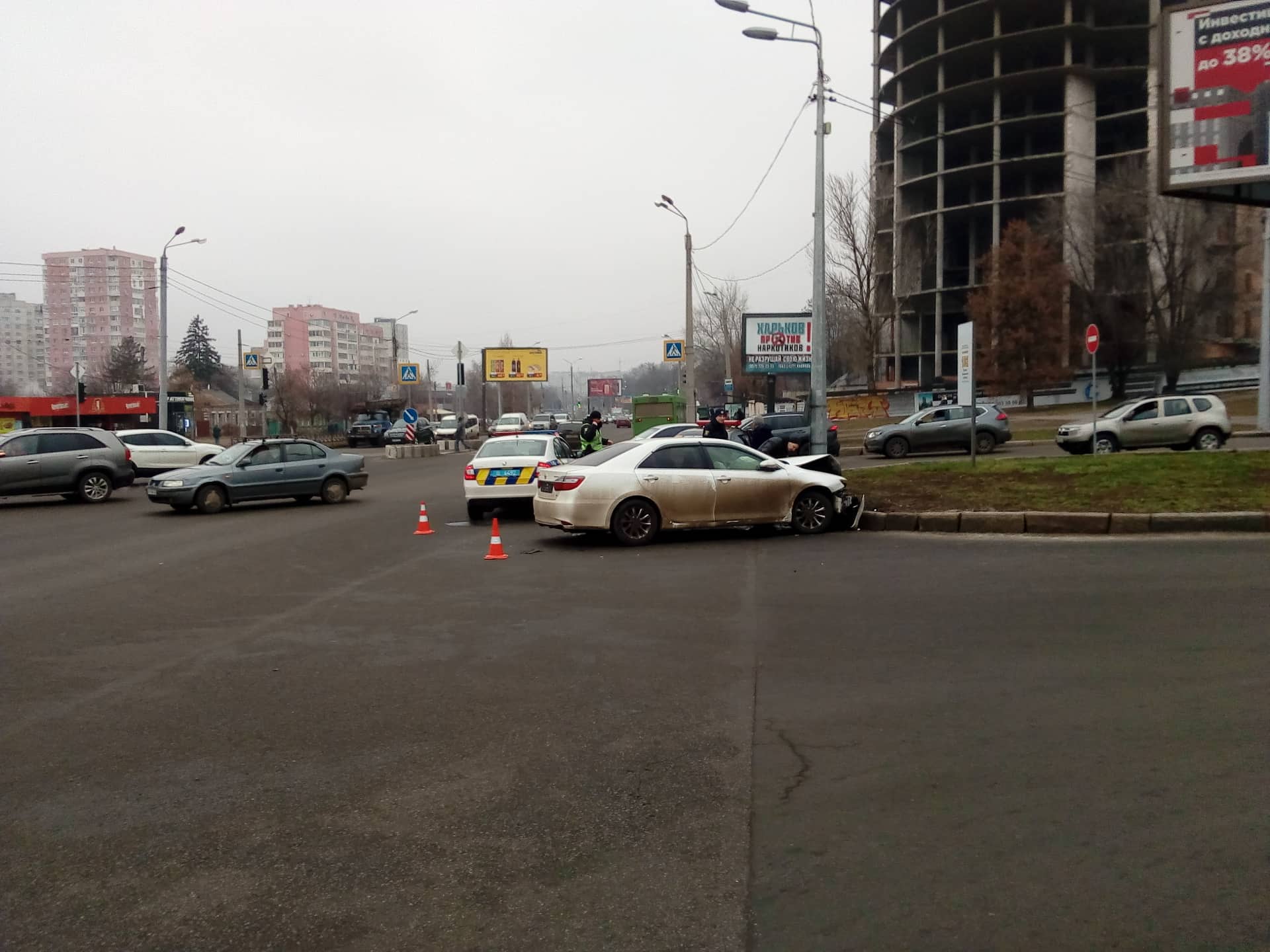 На Клочковской произошло ДТП (фоторепортаж)