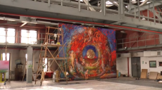 Картина розміром з двоповерховий будинок створюється у Харкові (відео)