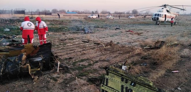 В Иране разбился украинский самолет. Все пассажиры погибли