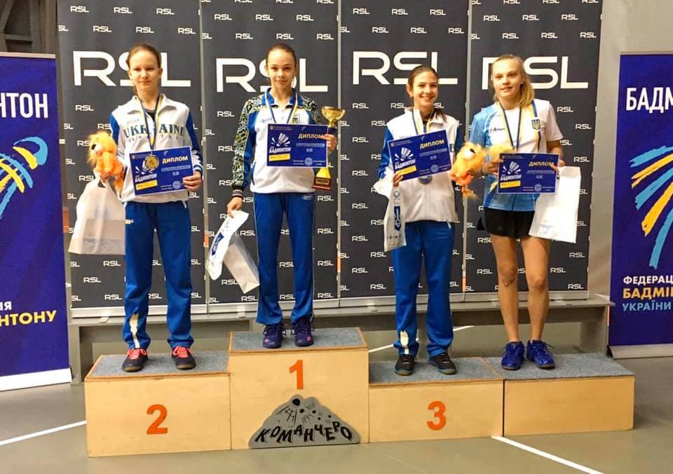 Харьковская бадминтонистка выиграла полный комплект наград