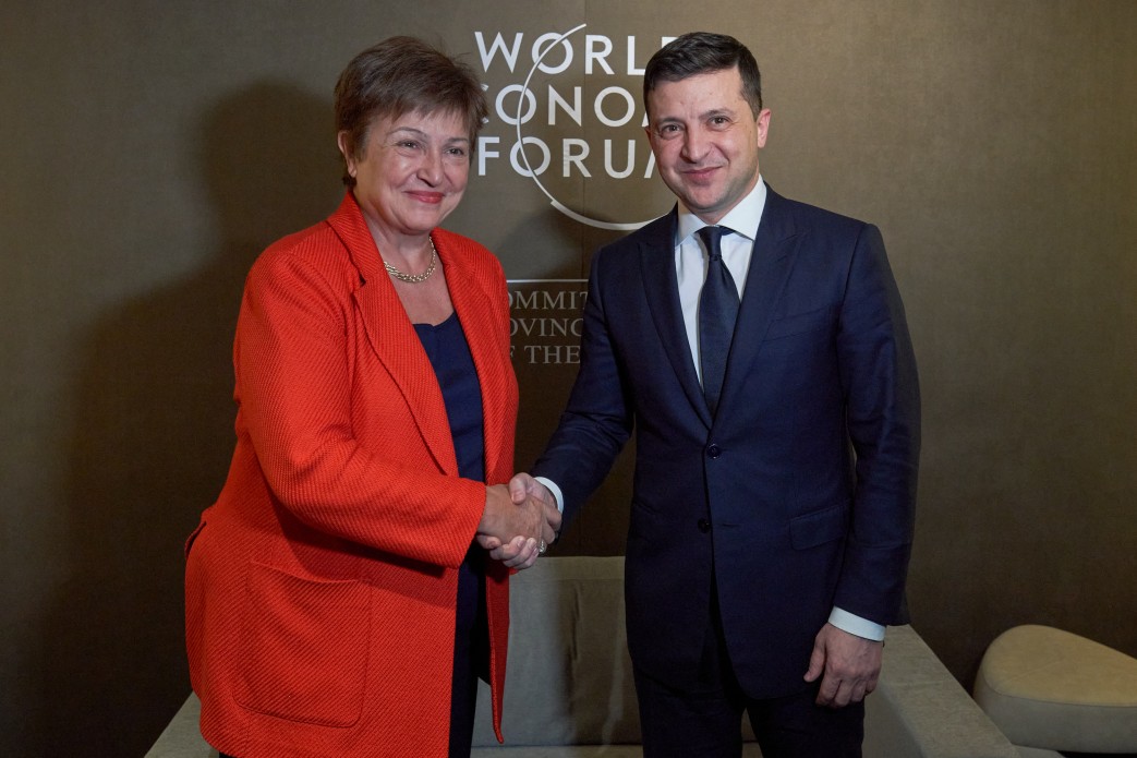 Зеленский обсудил с директором МВФ возможность новых заимствований