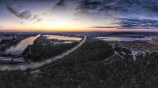 Фото дня: панорамный закат на Журавлёвке