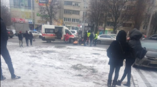 На Валентиновской автомобиль сбил пешехода (фото)