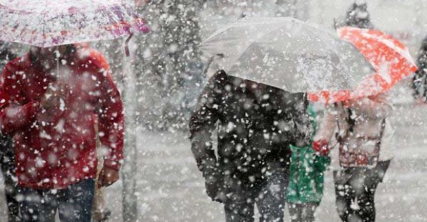 В Харькове дождь со снегом — синоптики