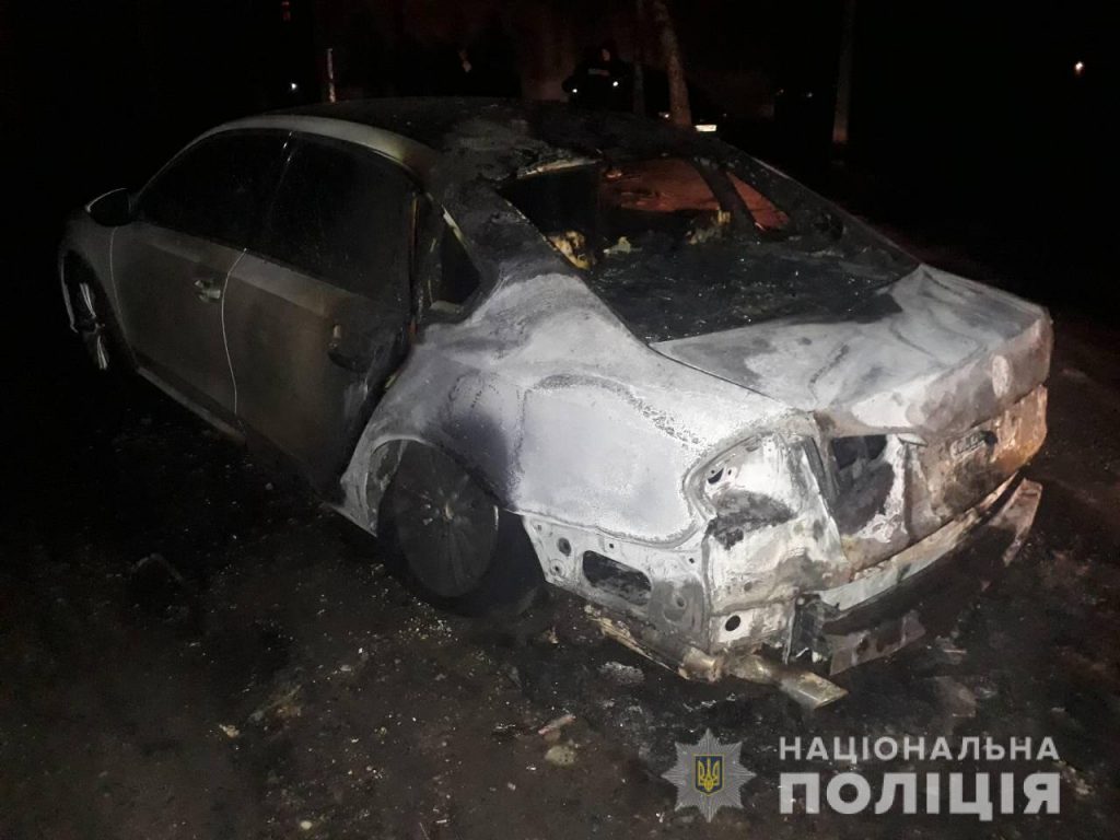 В Харькове сожгли автомобиль общественного активиста (фото)
