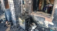Во время пожара женщина вынесла из огня внука (фото)