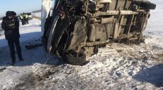 Приезжие устроили аварию на харьковской трассе (фото)
