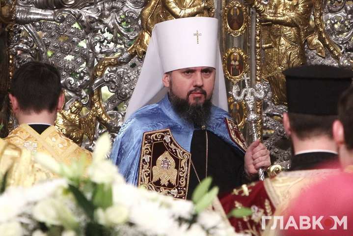 Годовщину интронизации Епифания отмечает православная церковь Украины (видео)