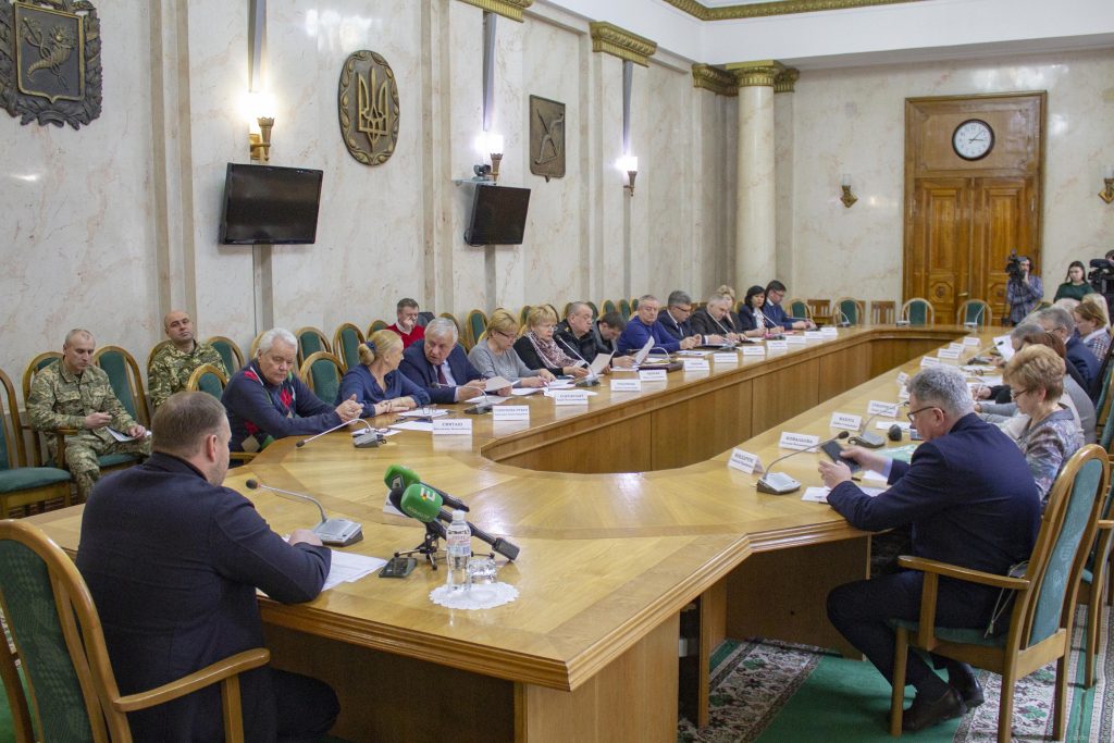 Очільники Харківщини провели засідання щодо запобігання COVID-2019