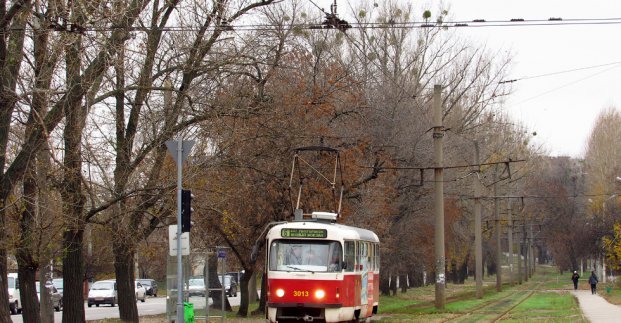 Меняется маршрут движения трамваев в центре Харькова