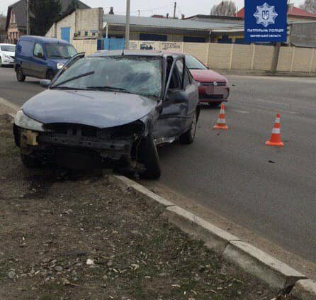 На Тюринской в ДТП травмирован водитель (фото)