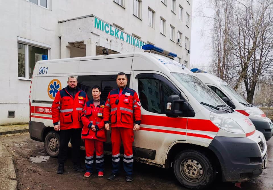 Харьковская бригада «скорой» спасла женщину