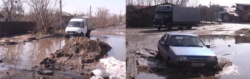 Жахливий стан вулиці Сидоренківської у Харкові обурює водіїв (відео)