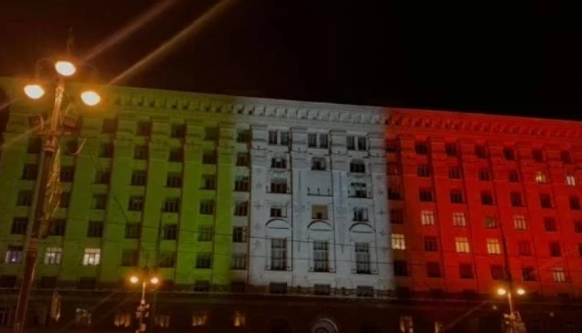 Кияни прагнуть морально підтримати італійців