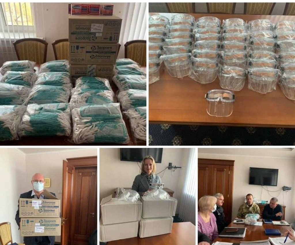 Волчанский район получил 10 тысяч масок от харьковского благотворительного фонда (фото)