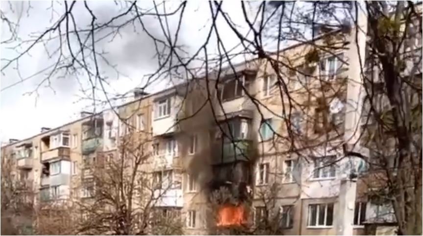 У Харкові на Салтівці сталася пожежа