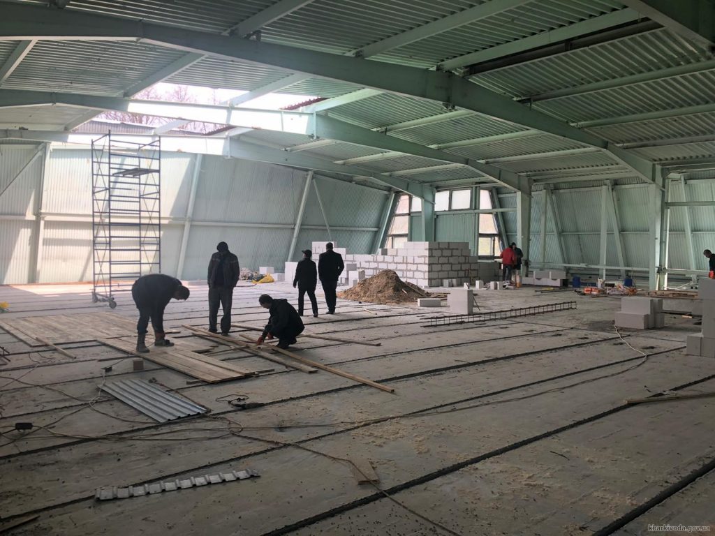 Проєкт «Велике будівництво»: басейн та ремонт в ізюмському спорткомплексі