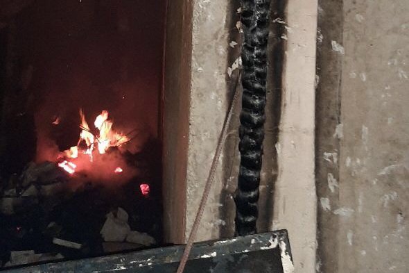 Во время пожара на даче пострадали два человека (фото)