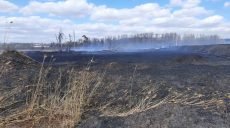 На Харьковщине продолжаются пожары в экосистемах
