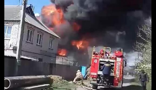 В Мерефе пожар уничтожил жилой дом