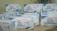 800 експрес-тестів на коронавірус передали до Зміївської лікарні (відео)
