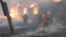 В Украине сгорело несколько десятков домов из-за умышленного подпала сухостоя (фото)