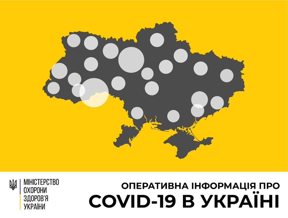 В Украине зафиксировано 804 случая коронавирусной болезни COVID-19