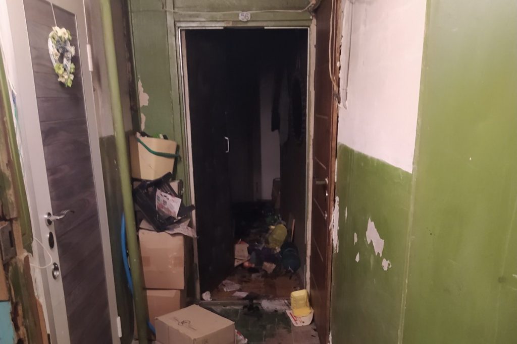 В Харькове в сгоревшей квартире обнаружено тело женщины (фото)