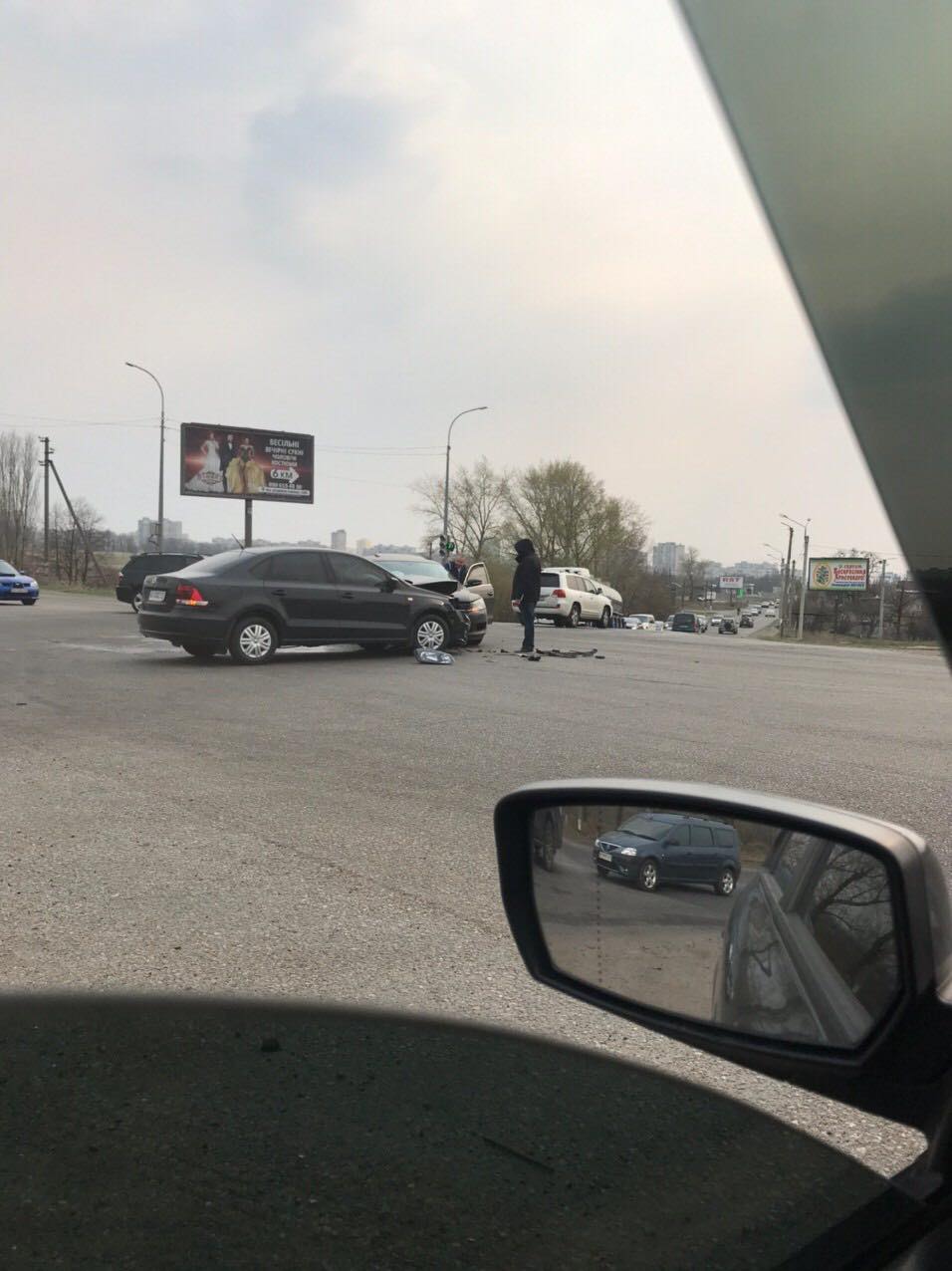 Произошло ДТП на окружной (фото)