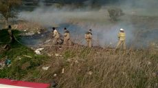 Вогнеборці врятували від займання сміттєзвалище в Коломаку