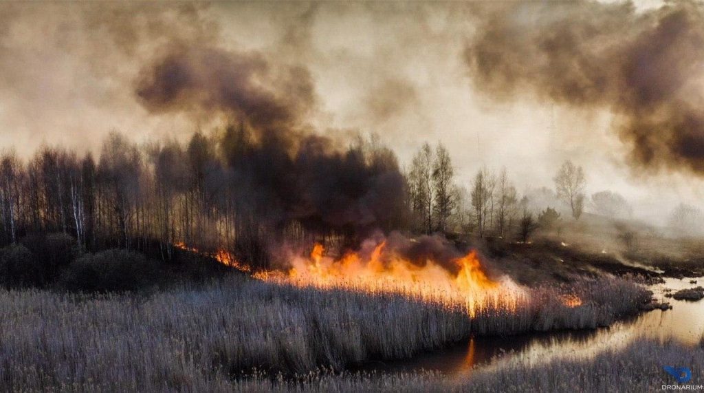 Чернобыль горит уже неделю. Убытки от пожара оценивают в десятки миллионов гривен (фото)