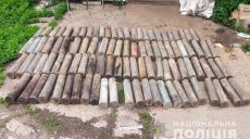 Житель Харьковщины собрал «коллекцию» ржавых снарядов периода Второй мировой